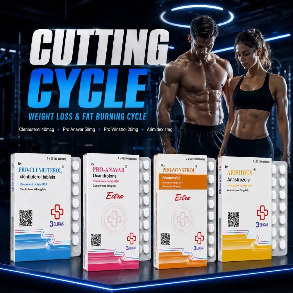 Cutting Cycle - Clenbuterol, Anavar, Winstrol & Arimidex