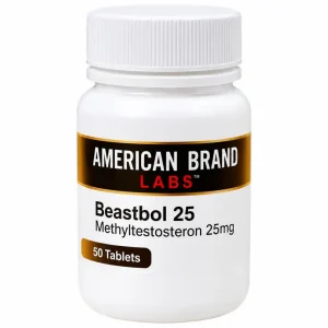 Methyltestosterone 25mg Beastbol American Brand bottle with 50 tablets