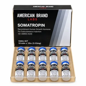 Somatropin 10 IU – 10-Vial HGH Pack American Brand